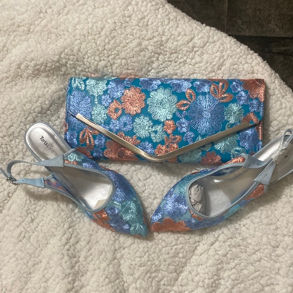 Torta Caliente Handbags - Torta Caliente shoe & Clutch